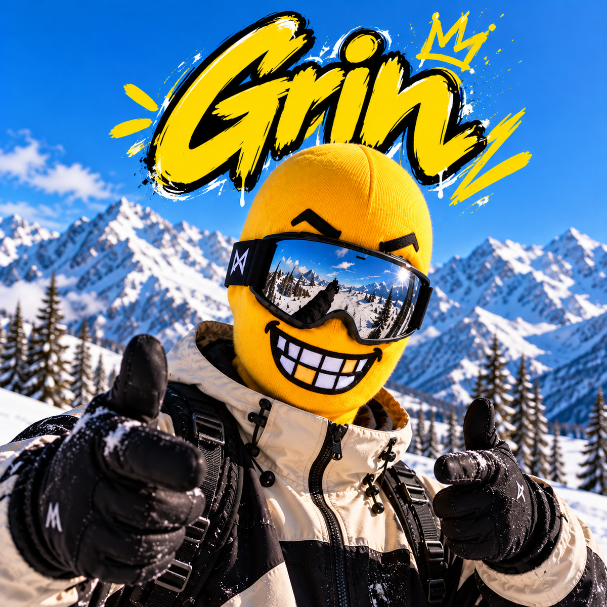 SkiYellow Ski Mask