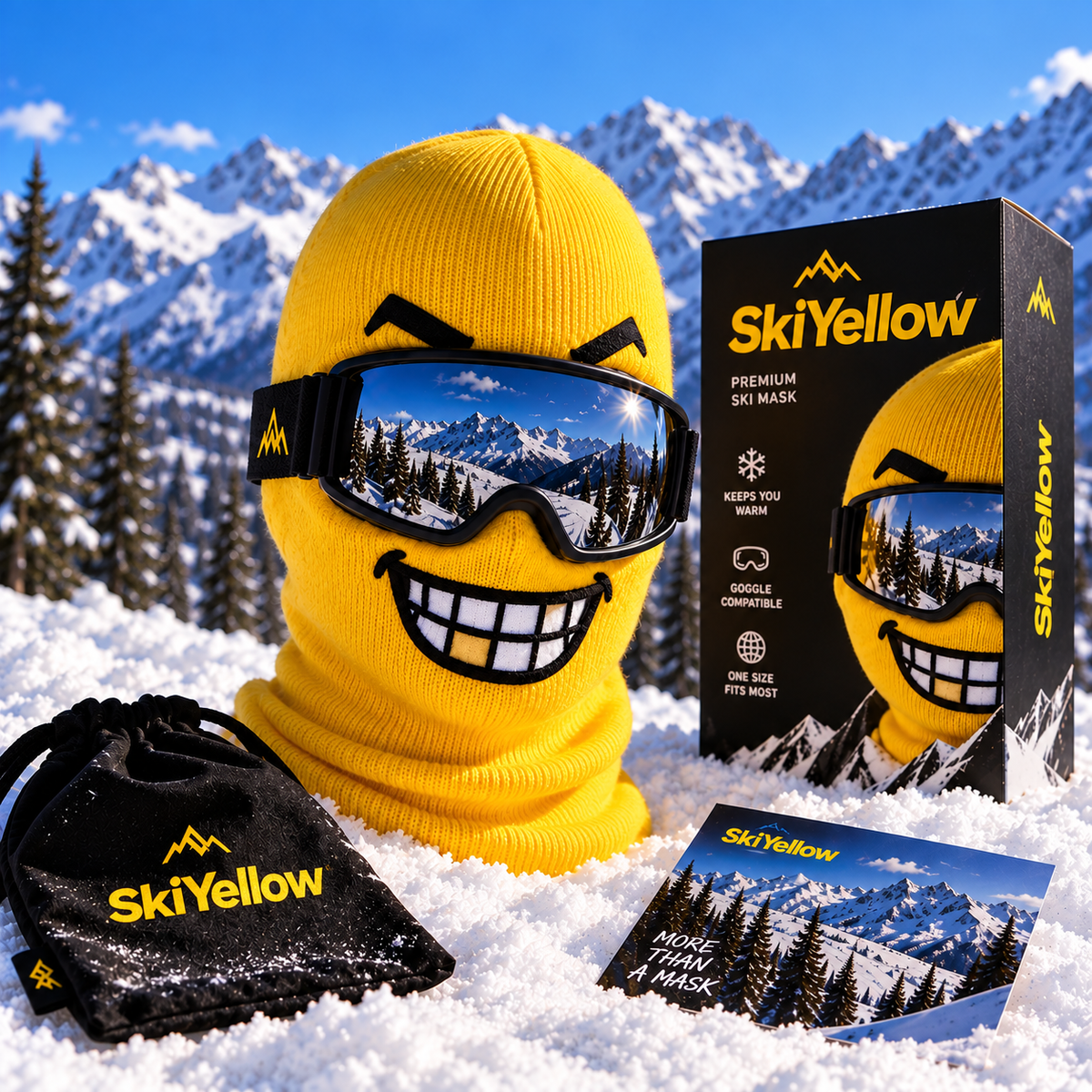SkiYellow Ski Mask